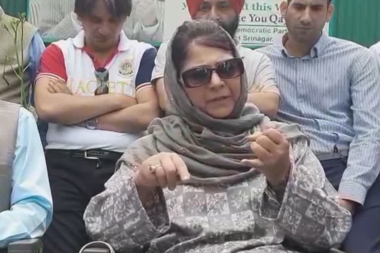 Without religious hatred, BJP has nothing  for people says mehbooba mufti