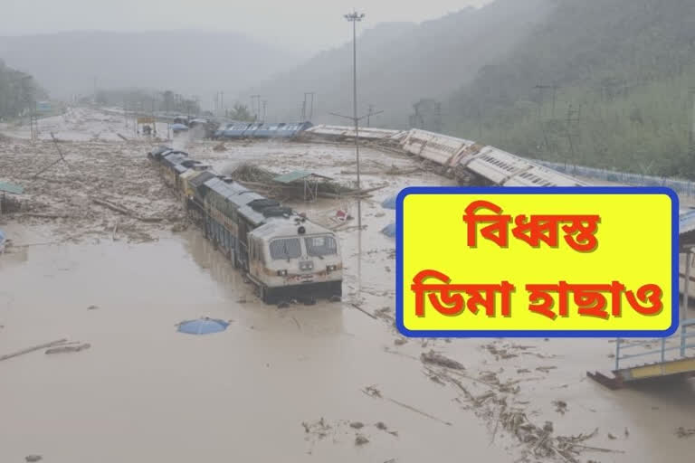 totally damaged dima hasao