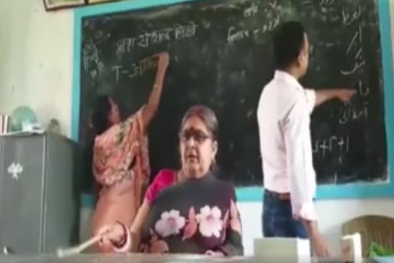 Video reveals Urdu and Hindi taught together in school due to lack of classrooms