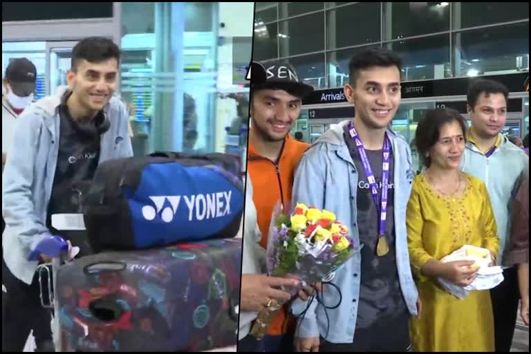 Badminton player Lakshya Sen arrives   Bengaluru