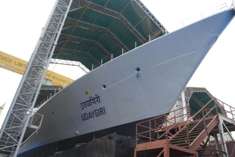 Defence Minister Rajnath Singh on Tuesday launched two indigenously built warships 'Surat' and 'Udaygiri' at the Mazagon Docks in Mumbai. This is the first time that the two indigenously built warships have been launched