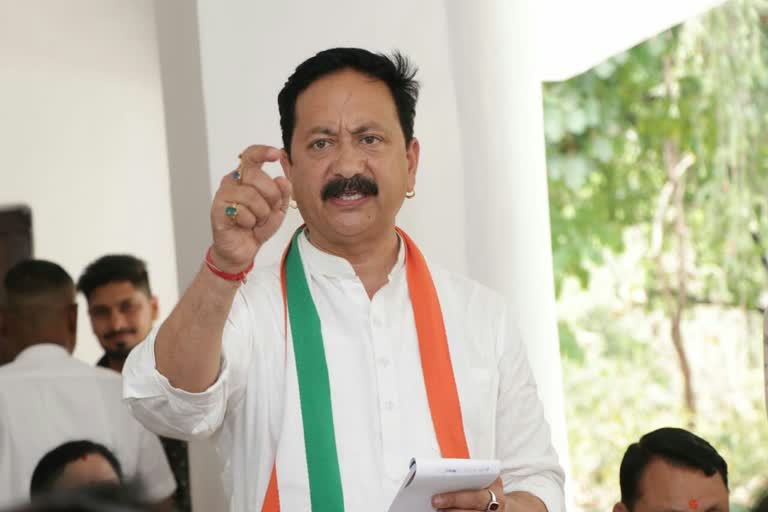 Congress state president Karan Mahra