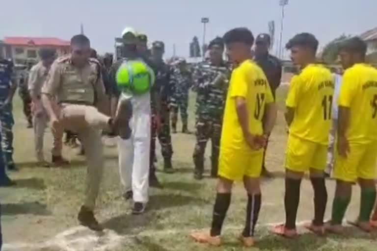 CRPF Organised Football Tournament in Bandipora