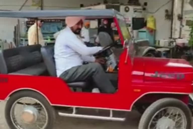 Bathinda's youth has built an electronic jeep