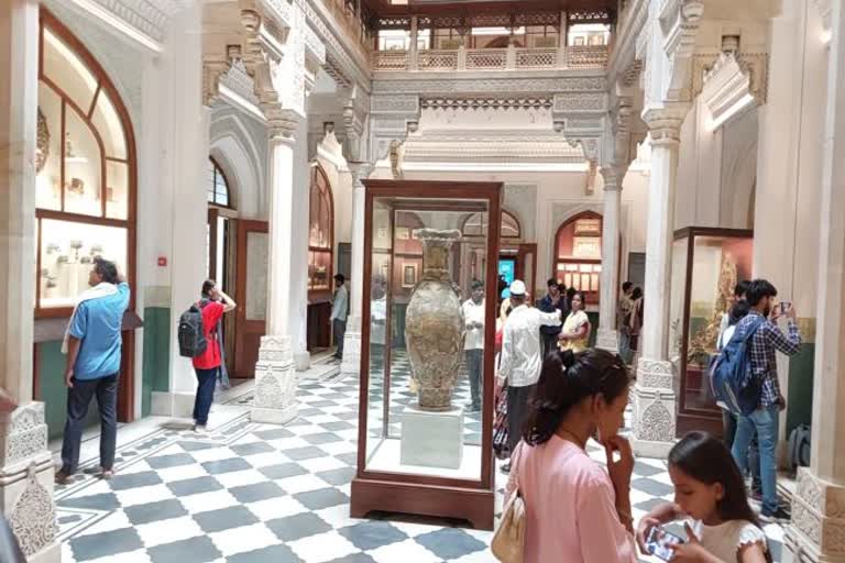 Tourists visit museums in Rajasthan