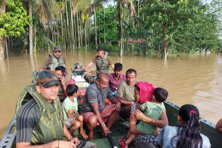 असम  बाढ़ 2022 , assam floods 2022