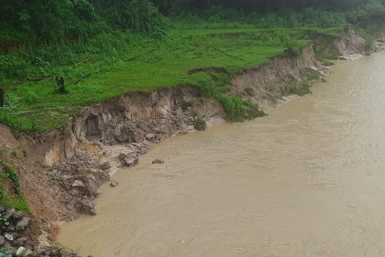 Erosion of jarasar river at Rangapara