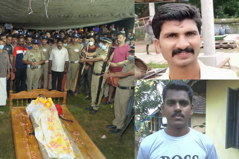 Two policemen were electrocuted in Muttikulangara  muttikulangara two police men died of electric shock  cause of death of police men was electric shock  postmortem report of two police men who found dead  palakkad two police men postmortem report  പാലക്കാട്ടേ പൊലീസുകാരുടെ മരണം  പാലക്കാട് പൊലീസുകാർ മരിച്ചത് ഷോക്കേറ്റ്  മുട്ടിക്കുളങ്ങര പൊലീസുകാരുടെ പോസ്റ്റ്‌മോർട്ടം റിപ്പോർട്ട്  മുട്ടിക്കുളങ്ങര പൊലീസ് ഷോക്കേറ്റത് പന്നിക്കെണി വഴി  ഹവീല്‍ദര്‍മാരായ അശോകൻ മോഹൻദാസ് മരണം  Death of Havildars Ashokan and Mohandas