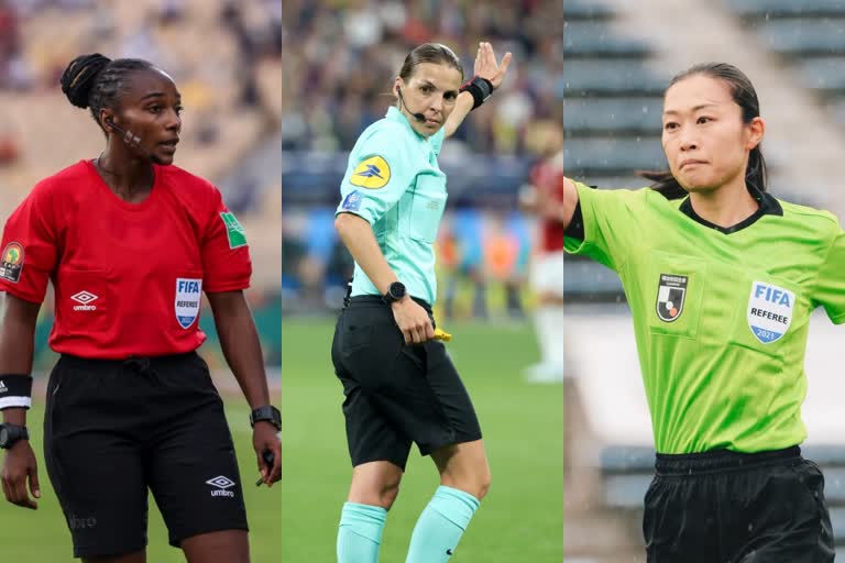 Women referees included in FIFA World Cup for first time  Women referees in mens FIFA World Cup  three women referees in Qatar World Cup  ലോകകപ്പ് നിയന്ത്രിക്കാൻ വനിത റഫറിമാരും  ഖത്തർ ലോകകപ്പ്  ഖത്തർ ലോകകപ്പിൽ വനിത റഫറിമാരും  ഫിഫ ഖത്തർ ലോകകപ്പിന്‍റെ റഫറി പട്ടിക പ്രഖ്യാപിച്ചു