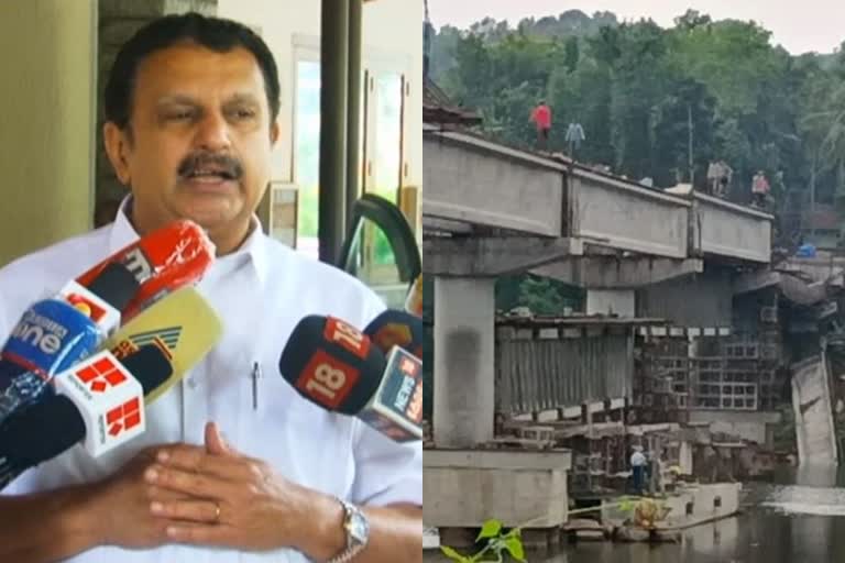 k muralidharan koolimadu bridge collapse  k muralidharan reaction koolimadu bridge  k muralidhran latest news  koolimadu bridge collapse  കെ മുരളീധരന്‍ എംപി  കെ മുരളീധരന്‍ കൂളിമാട് പാലം  കൂളിമാടം പാലം