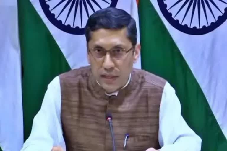 MEA spokesperson Arindam Bagchi