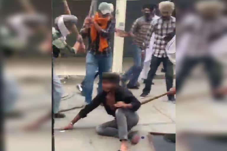 youth beaten up in karnal