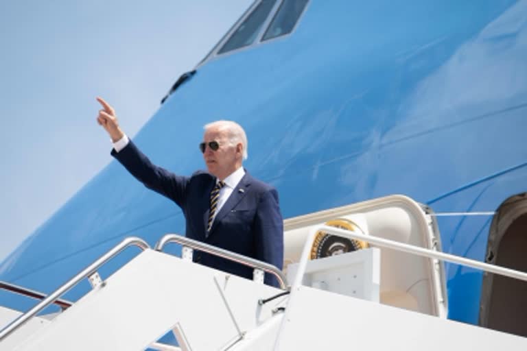 Joe Biden arrives in South Korea