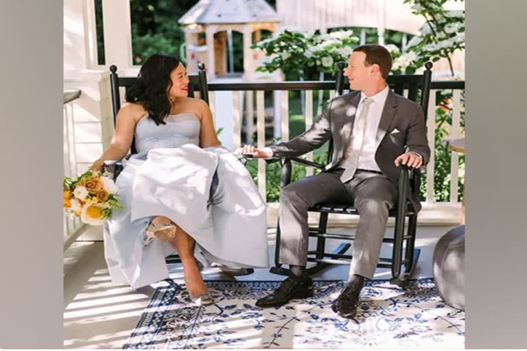 Mark Zuckerberg recreates wedding picture with wife to mark 10 years of marriage  Mark Zuckerberg Pricilla chan  news about Mark Zuckerberg  മാര്‍ക്ക് സുക്കര്‍ബര്‍ഗിന്‍റെ വിവാഹ വാര്‍ഷികം  പ്രസില്ല ചാന്‍  ഫേസ് ബുക്ക് സിഇഒ മാര്‍ക്ക് സുക്കര്‍ബര്‍ഗിനെകുറിച്ചുള്ള വാര്‍ത്തകള്‍