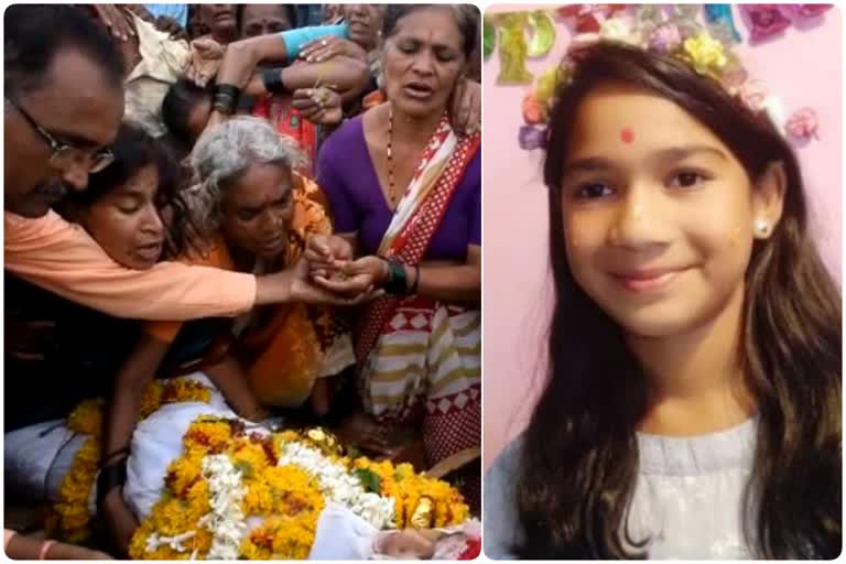 Belagavi girl died in Dharwad road accident, Dharwad road accident news,  girl final rites in dodavada village, Belagavi news, ಧಾರವಾಡ ರಸ್ತೆ ಅಪಘಾತದಲ್ಲಿ ಬೆಳಗಾವಿ ಬಾಲಕಿ ಸಾವು, ಧಾರವಾಡ ರಸ್ತೆ ಅಪಘಾತ ಸುದ್ದಿ, ದೊಡವಾಡ ಗ್ರಾಮದಲ್ಲಿ ಬೆಳಗಾವಿ ಬಾಲಕಿಯ ಅಂತ್ಯ ಸಂಸ್ಕಾರ, ಬೆಳಗಾವಿ ಸುದ್ದಿ,