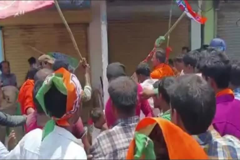 Clashes between TMC and BJP workers