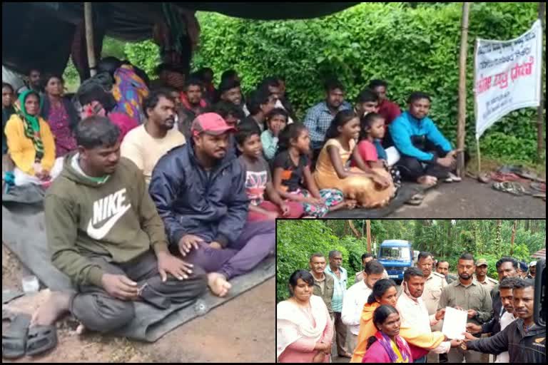 Tribals  Protest In Kodagu