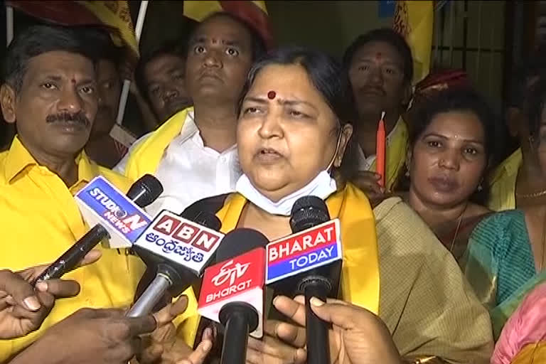 ex union minister Panabaka lakshmi fires on ysrcp government