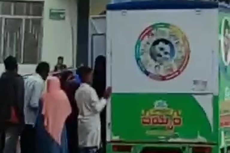 people using Rice distribution scheme vehicles for own purposes