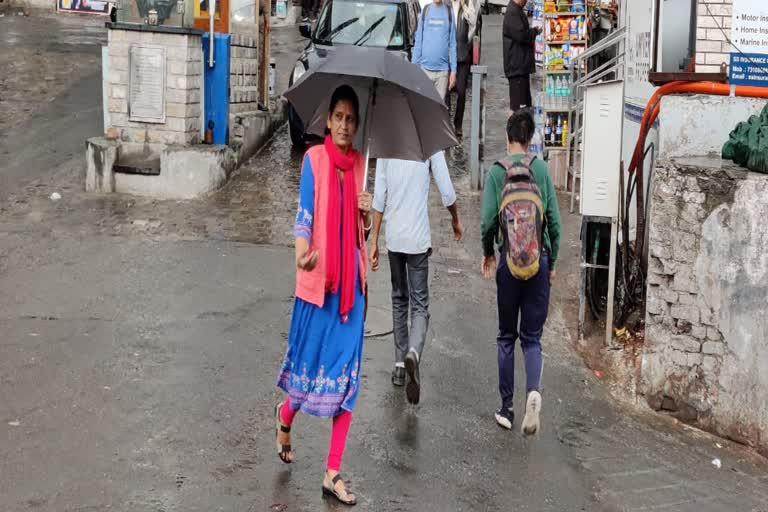 Rain in mussoorie