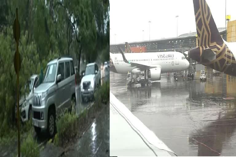 Heavy Rain and Thunderstorm Hit Delhi Flight Operations are Affected