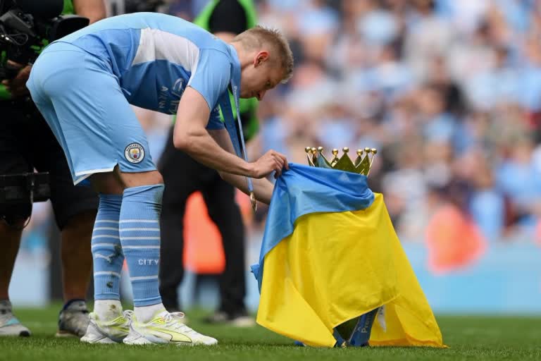 Zinchenko's tearful support for Ukraine