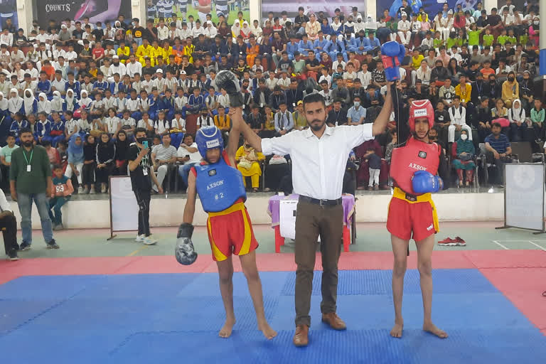 Wushu  championship concluded in bijbehara indoor stadium