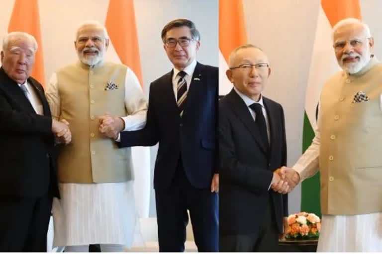 PM Modi meets four top Japanese business leaders in Tokyo