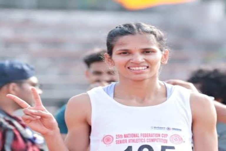 athletics  International athletics meet  Jyoti Yaraji  breaks record  UK  100m hurdles  ज्योति याराजी  अंतरराष्ट्रीय एथलेटिक्स मीट  100 मीटर बाधा दौड़  राष्ट्रीय रिकॉर्ड  sports news in hindi