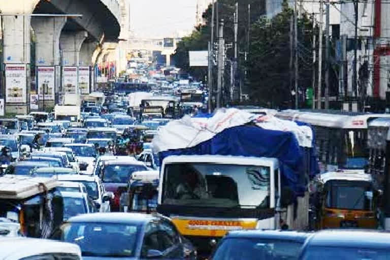 Traffic restrictions in hyderabad