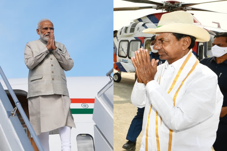 KCR will not receive PM Modi on his Hyderabad visit consecutively for the second instance