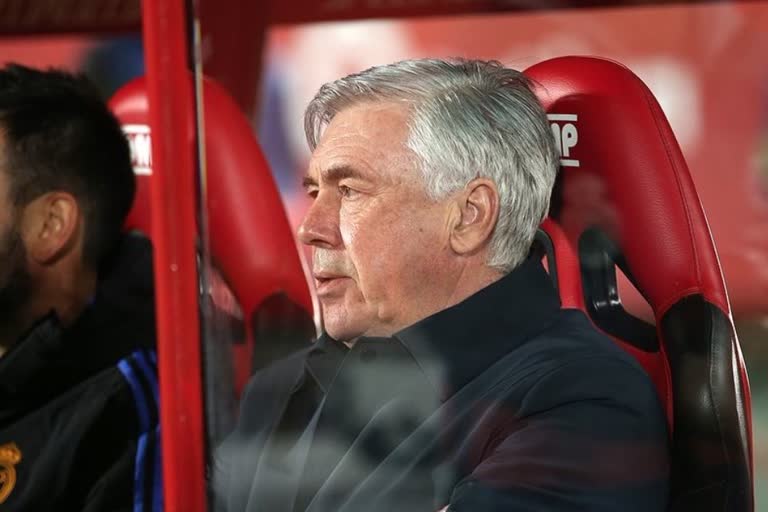 Even Ancelotti feels the pressure in Champions League final  carlo ancelott  ucl final 2022  real madrid vs liverpool  ചാമ്പ്യൻസ് ലീഗ് ഫൈനൽ  റയൽ മാഡ്രിഡ് ലിവർപൂൾ  ഏറ്റവും സമ്മർദ്ദകരമായ നിമിഷം മത്സരത്തിന് മൂന്നോ നാലോ മണിക്കൂർ മുമ്പ് ആൻസലോട്ടി