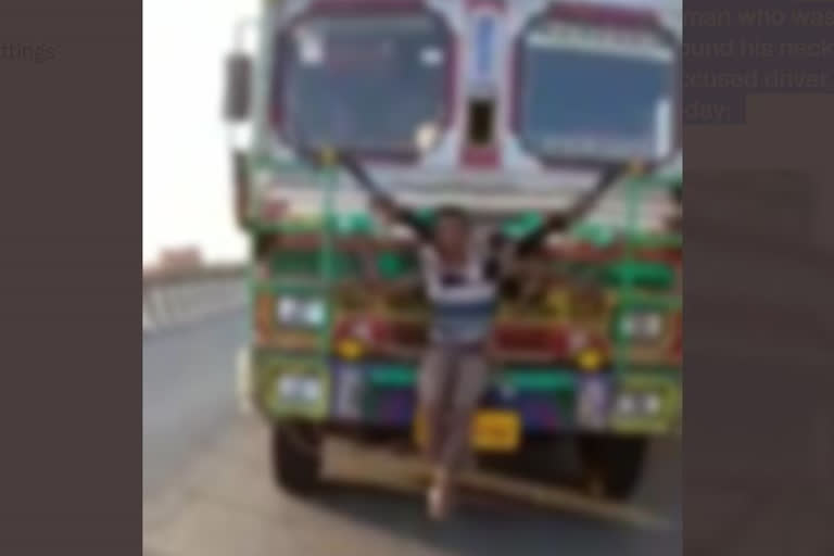 Police lodged case against truck driver & helper in connection with viral video