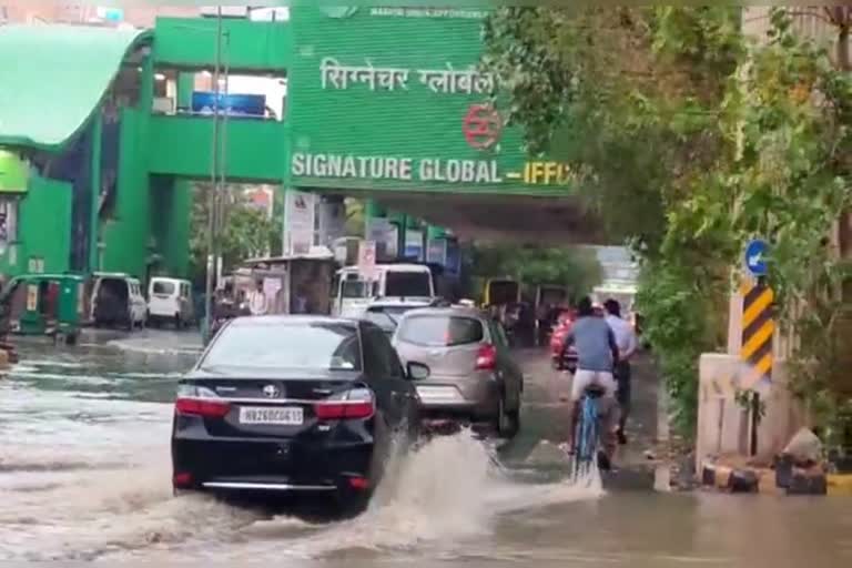 water logging problem in gurugram