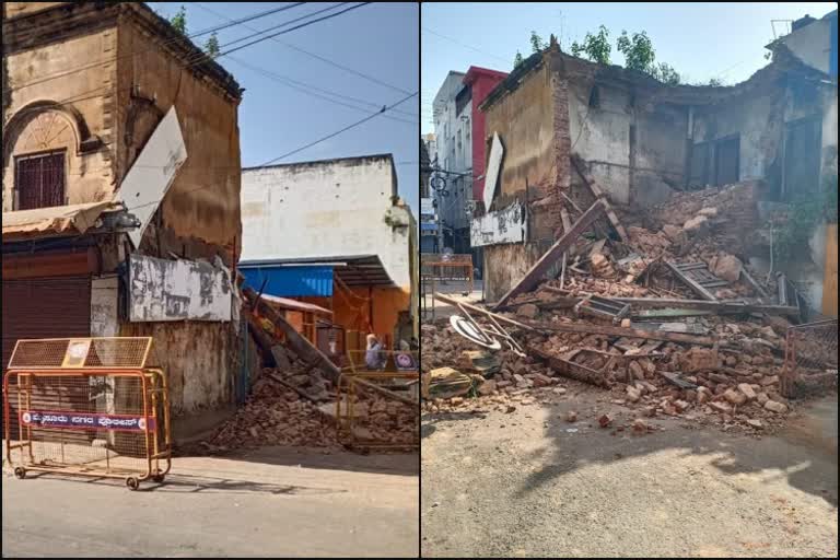 Building collapsed at Mysore