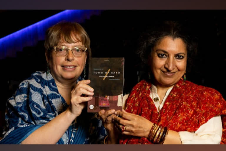 'Tomb of Sand', originally Ret Samadhi', is set in northern India and follows an 80-year-old woman in a tale the Booker judges dubbed a joyous cacophony and an "irresistible novel"