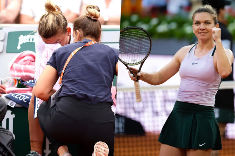 Simona Halep panic attack  Simona Halep at French Open  Simona Halep tennis  Simona Halep match panic  സിമോണ്‍ ഹാലപ്പ്  ഫ്രഞ്ച് ഓപ്പണ്‍  ചൂയിങ്വന്‍ സീഹങ്