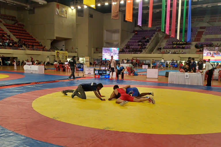 wrestling competition begins in Ranchi