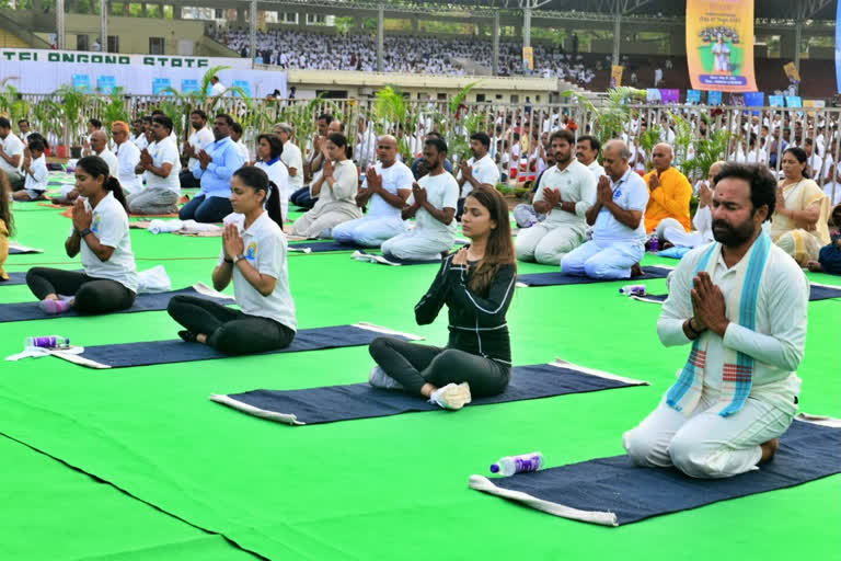 Yoga Utsav 2022 At LB Stadium In Hyderabad