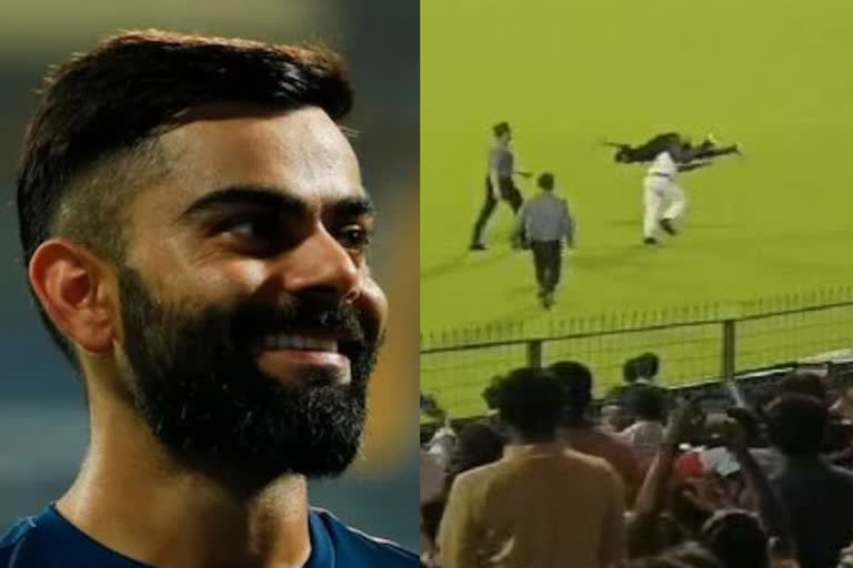 Officers praised Kolkata Police ASI for his heroic efforts at Eden to save Virat Kohli