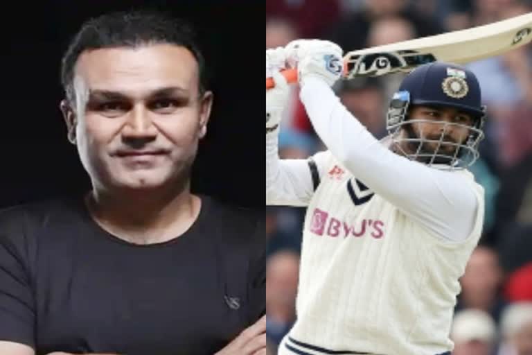 Virender Sehwag  Rishabh Pant  Pant plays more than 100 Tests  वीरेंद्र सहवाग  बल्लेबाज ऋषभ पंत  टी20 क्रिकेट  Sports News  खेल समाचार