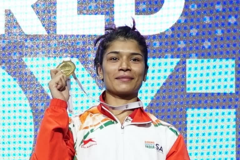 world-boxing-champion-nikhat-zareen-arrives-in-hyderabad