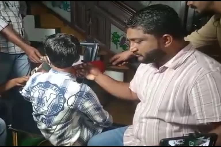 hate slogan at popular front rally  hate slogan child father arrest from palluruthy  പോപ്പുലർ ഫ്രണ്ട് റാലിക്കിടെ വിദ്വേഷ മുദ്രാവാക്യം  വിദ്വേഷ മുദ്രാവാക്യം വിളിച്ച കുട്ടിയുടെ അച്ഛൻ കസ്റ്റഡിയിൽ