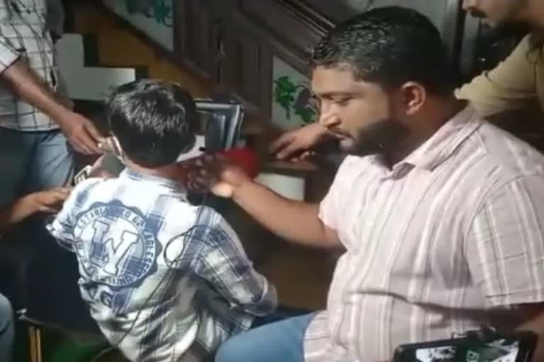 Childs father arrested raising slogans Kerala PFI rally