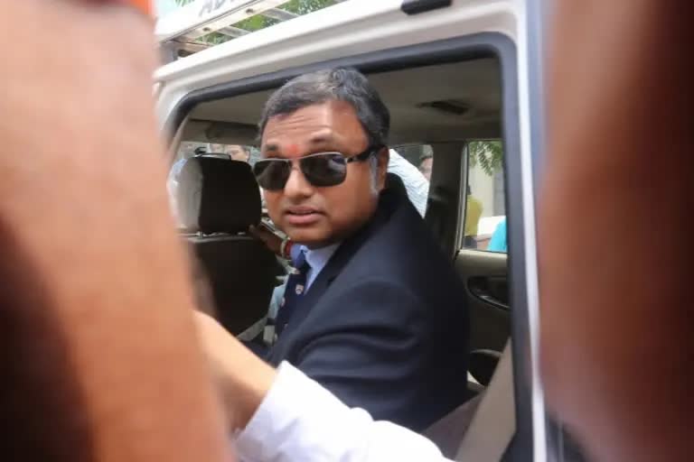 CBI has questioned Karthi Chidambaram for the third day in Visa bribery case  CBI questioned Karthi Chidambaram in Fake visa case  കാർത്തി ചിദംബരം വിസ കൈക്കൂലി കേസ്  കാർത്തി ചിദംബരം വ്യാജ വിസ കേസ്  കാർത്തി ചിദംബരത്തെ സിബിഐ ചോദ്യം ചെയ്യുന്നു  ലോക്‌സഭ എംപി കാർത്തി ചിദംബരം കൈക്കൂലി കേസ്  Lok Sabha MP Karthi Chidambaram bribery case