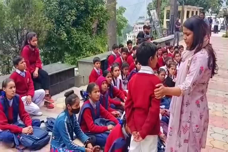 Joshimath Student protest