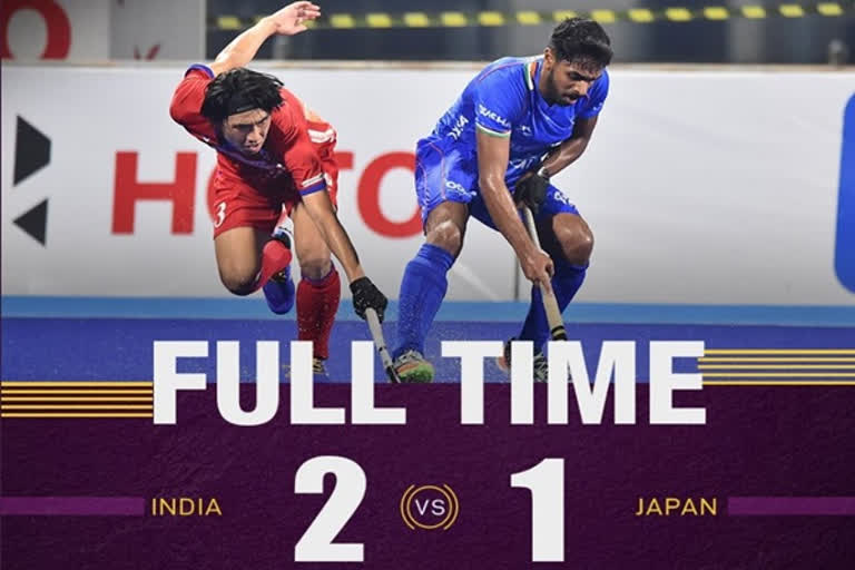 بھارت کی جاپان پر جیت
