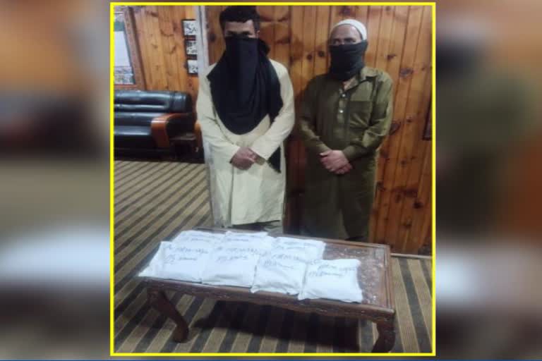 woman-among-three-arrested-with-7-kg-narcotics-two-ieds-in-kupwara