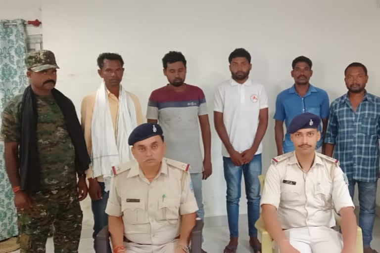 5 arrested for obstructing election by pouring water on ballot box in chaibasa