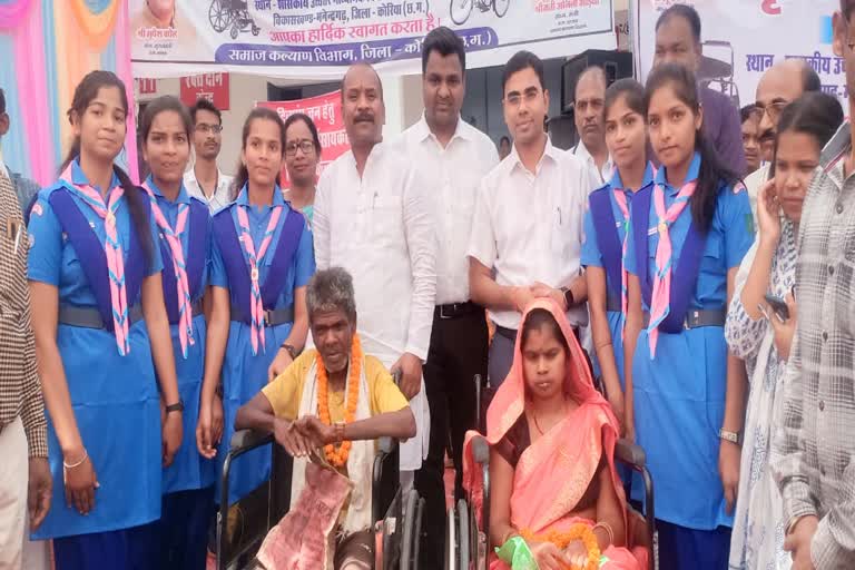 Health camp organized in Kelhari of Koriya